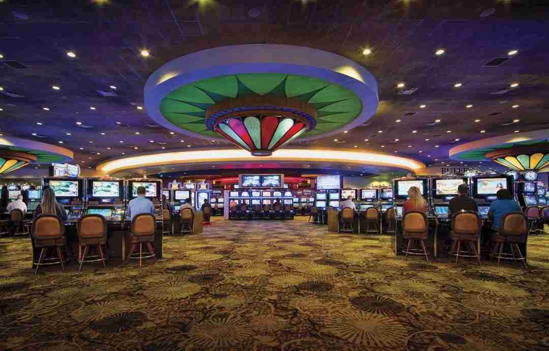 Không gian rộng lớn trong lòng sòng bạc Poipet Resort Casino